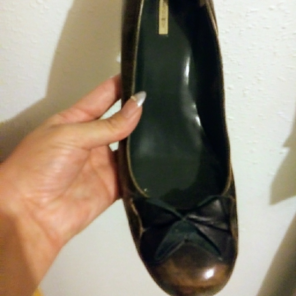 Leather heels